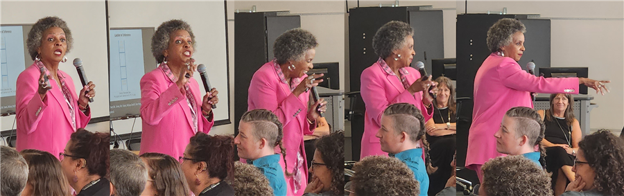 Rose Marie Allen gives presentation at Columbia Regional